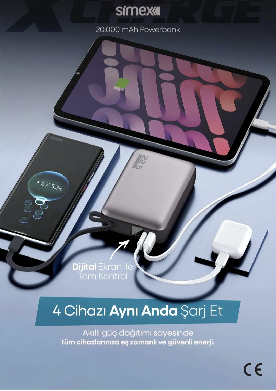 باور بانك بسعه 20000الف ملل امبير